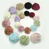 Flores de Tecido de Cetim de Seda Grossas, Flores de Rosa Tridimensionais, Flores Artificiais DIY, Corsage, Acessórios de Flor para Cabeça, Acessórios para Roupa Atacado