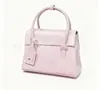 Bolso de Mano Miaojia Solitaire Retro de Cuero Encerado 26 Nuevo de Gran Capacidad de Hombro Cruzado Tote para Mujer