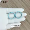 Chaveiro de Tinta Colorida com Abertura de 25mm Argola de Ferro Anel Colorido Docinho Fivela para Joias DIY Acessórios para Bonecas