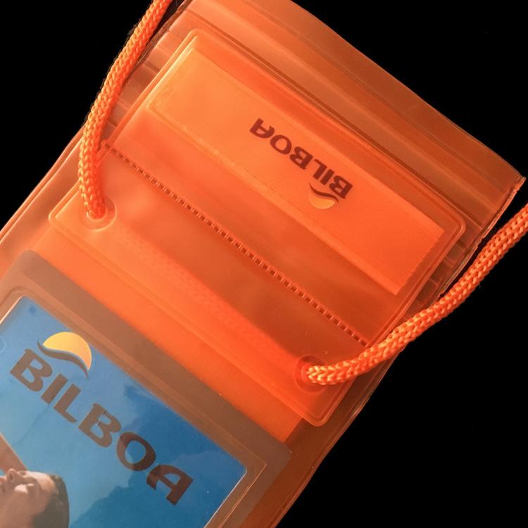 魔术贴PVC手机防水袋 漂流防水手机游泳袋 手机防水套可印l