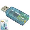 Tarjeta de sonido USB, tarjeta de sonido externa, USB a 2, tarjeta de sonido USB5.1 de 3,5 orificios, carcasa transparente, tarjeta de sonido USB