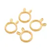 Anel Quadrado de Liga de Desenho Animado com Moldura de Contas Estrela de Cinco Pontas Anel de Contas para Pulseira DIY Feita à Mão Material Espaçador de Contas para Pulseira