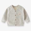 Abrigo corto de otoño para bebé, chaqueta roja cálida para niño, cárdigan de punto para bebé boomer, top grueso de invierno