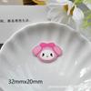 Nuevos Accesorios Acrílicos de Dibujos Animados diy Accesorios para el Cabello Hebilla para Cordón de Zapato Decoración con Pegamento Crema Material Hecho a Mano Accesorios Hechos a Mano