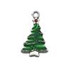 Branco K Gota Óleo Desenho Animado Papai Noel Árvore de Natal Boneco de Neve Floco de Neve Liga Pingente Pulseira Criativa Jóias Pingente