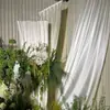 Proveedores de Bodas Suministran Tela de Seda de Hielo Perlada para Decoración de Salones de Bodas, Cortinas Base, Fondos de Ceremonias de Fiesta y Materiales de Tela de Seda de Hielo