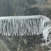 50 metros 6cm Accesorios para disfraces de danza latina Accesorios de linterna Fleco cifrado Fleco ancho colgante Borla colgante Borla étnica Encaje