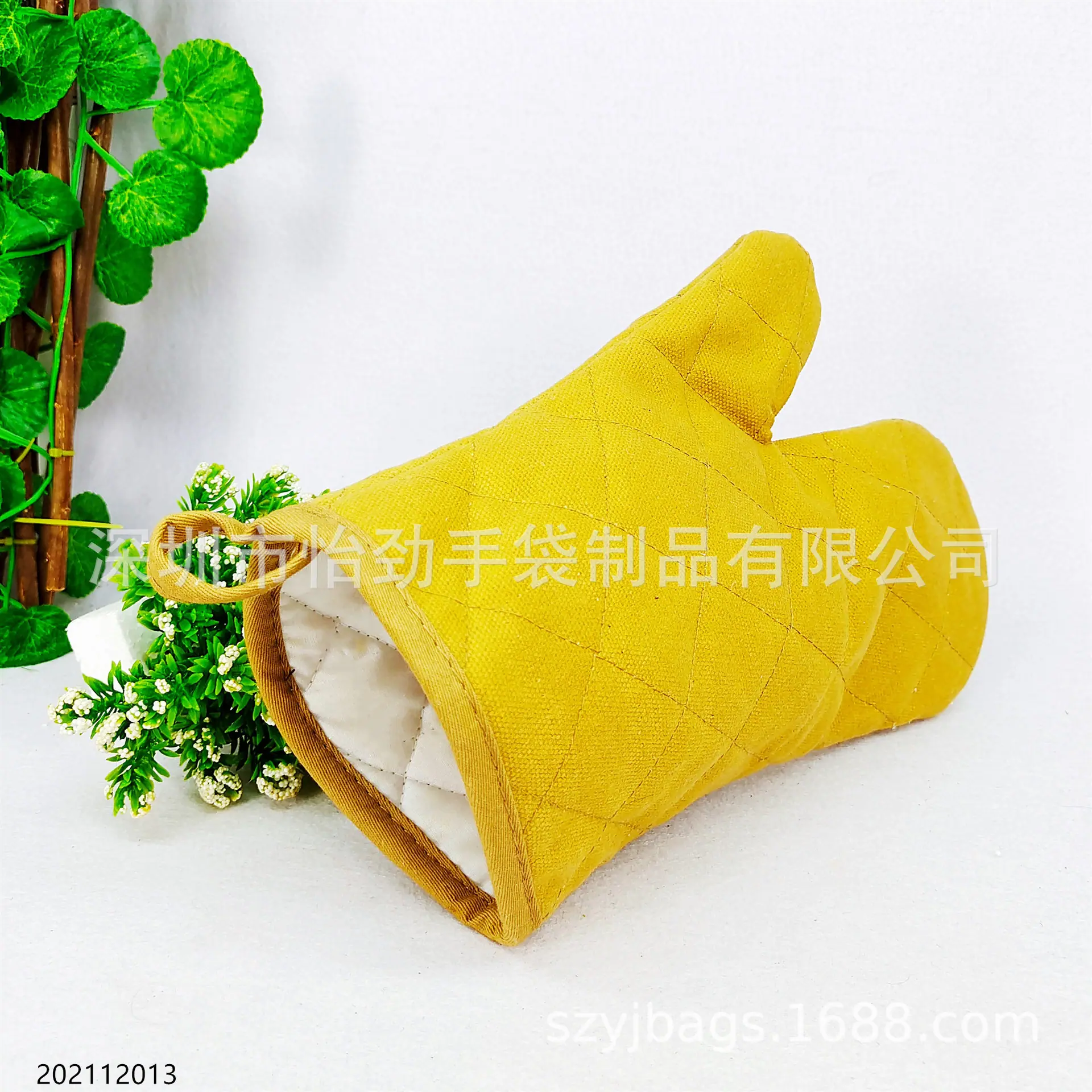 帆布隔热手套微波炉手套