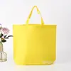 Bolsa de tela no tejida publicitaria regalo de capacitación para estudiantes bolsa tote biselada bolsa de tela no tejida para compras de ropa logo impreso