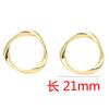 Acessórios de Joalheria DIY Brincos Torcidos Agulha de Prata 925 Cobre Coreano Banhado a Ouro Real 14K Material para Brincos Feitos à Mão