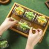 Bolsa de Embalaje para Pastel de Frijol Verde Modelo Nuevo 2026 Máquina Auto-Selladora con Cajas Mini Individuales de 50g con Charola para Pasteles de Luna Piel de Nieve