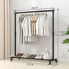 Arara de roupas de chão para casa, quarto, portátil, arara de roupas simples para dormitórios, varanda e de pé.