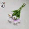 Flor de Tulipán Artificial Tallo Único Flor Artificial Uso Comercial Sala de Estar Planta Verde Decoración Accesorio de Escritorio