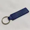Llavero Creativo de Piel Sintética (PU), Regalo de Negocio Sencillo, Colgante de Metal, Llavero para Coche, Accesorio con Logo, Lujo Ligero