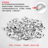 Chapeamento UV grande botão de corrente de plástico de metal brilhante vamp decorativo saco cadeia DIY acessórios de jóias