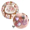 Presilha de Orelha Kulomi Presilha de Orelha Infantil Desenho Animado Sem Furos na Orelha Brincos Anti-Dor para Meninas Brincos de Menininha Joia Presilha de Orelha