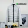 Putian Comercio Exterior 2026 Colección Otoño/Invierno para Hombre: Chamarra Blanca de Pluma de Pato 5079, Cuello Alto, Sin Capucha, Mayoreo