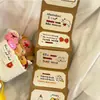 Álbum de cartões estilo sanfona, kit de artesanato de cartão de felicitações retrátil, um presente criativo para casais no Festival Qixi e Dia dos Namorados, prático e durável