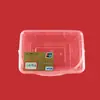 Barril de Embalaje Rectangular para Maleta Sello PP Bolsa Cubo de Agua Fruta Seca Salsa Juguete para Niños Barril de Almacenamiento Transparente