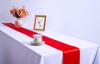 Suprimento transfronteiriço de caminho de mesa lixado de estilo europeu 30*275cm, borda travada de alta densidade, decoração de mesa para banquete de casamento