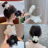 Accesorios para el Cabello de Acrílico Flor para la Cabeza de Verano Estilo Coreano Girasol Bola de Malla Pinza para el Pelo Pinza Grande para Cola de Caballo Pinza de Disco para el Cabello