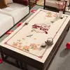 Nuevo Mantel para Mesa de Café Estilo Chino con un Toque de Lujo Ligero y Alta Gama, Mantel Impermeable y Resistente al Aceite, Modelo Nuevo 2026 para Sala de Estar, Mantel Festivo de Madera Maciza