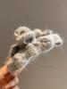 Clip grande de peluche con lazo para otoño e invierno, clip de tiburón nicho ins de temperamento de alta calidad para mujer, Nuevo