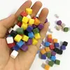 Ficha Marcador Indicador Cuadrada Acrílica Transparente de Color Hielo Pequeño de 8mm Accesorios para Juegos de Mesa Marcador Indicador para Juegos de Mesa