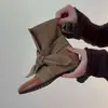 Botas de vaquero western de estilo retro con punta redonda, patchwork, cordones y lazo para mujer, nueva colección otoño 2026, con diseño interior para aumentar la altura para un efecto adelgazante, botines
