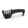 Afilador de Tubos Portátil Transfronterizo Rápido de Tres y Cuatro Etapas Piedra de Afilar Blanca Hogar Cuchillo de Cocina Cuchillo Tijeras Barra Afiladora