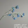 Buquê de flores artificiais de papoula pendente com 2 ramos, usado para decoração de cena de casamento, arranjo de flores artificiais e ornamentos decorativos, atacado