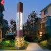 Lâmpada de paisagem chinesa lâmpada externa 3 m 5 m jardim residencial praça energia solar poste de poste de rua de uso duplo lâmpada de paisagem