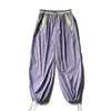 Pantalones Black Fleet Resistentes al Agua, Transpirables y de Secado Rápido para Exteriores, Pantalones Holgados de Color Contrastante Estilo Cimitarra, Pantalones Casuales Funcionales para Montañismo para Hombres y Mujeres