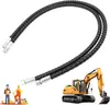 Mini excavadora en stock con tren de rodaje de orugas, cucharón tensado, acoplamiento rápido de cambio rápido, engrosado y resistente al desgaste, para uso agrícola y doméstico
