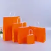 Bolsa de papel kraft para llevar catering té de leche repostería vasos joyería compras publicidad regalos