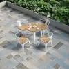 Juego de muebles de exterior para jardines de villas, patios al aire libre, balcones, patios traseros, cafeterías y salones de té de ocio