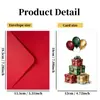 Amazon Cumpleaños Navidad Juego Universal de Sobres para Tarjetas de Felicitación Ilustración de Globo Regalo Paquete de Tarjetas Decorativas