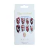 Wm-299 Lirio Rojo Conejo Uñas Postizas Almendra Cinta Navideña Fresa Día de San Valentín Uñas Portátiles Transfronterizas Venta al por Mayor
