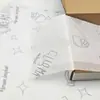 Papel de Forro de Caixa de Avião com Logo Monocromático, Papel de Embalagem Estilo Ins, Enchimento de Embalagem, Papel de Seda, Folhas Finas de Papel