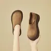 Zapatos Birkenstock Super Calientes Todo Incluido para Mujer Otoño 2026 Nuevo Llegada Versátiles Mocasines Deslizables de Dos Vías Zapatos de Suela Gruesa que Aumentan la Altura