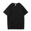 Transmissão ao Vivo Popular Peso Pesado 220Gt Camiseta Gola Redonda Penteada Justa Siro-Fiado High-End Confortável Cor Pura Manga Curta Pode Ser Personalizada