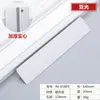 Aleación de Aluminio Espacial Maciza Puerta de Armario Cajón Manija de Mueble Herraje Forma de 7 Biselada Manija de Gabinete de Cocina
