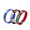 Hilo de bordado de cinta Pulsera tejida Bandera Nacional Souvenir para fanático del fútbol de Rusia Brasil Francia Alemania Argentina