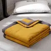 Colcha de Algodón Lavable para Aire Acondicionado, Colcha Fresca de Verano Lavable, Colcha de Primavera y Otoño, Colcha de Regalo, Colcha Doble [Suministro Directo de Fábrica]