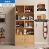 Gabinete de Vino de Madera Maciza Gabinete de Almacenamiento de Exhibición para Sala de Estar Modelo Nuevo 2026 Estante de Vino para el Hogar Montado en la Pared Gabinete de Almacenamiento