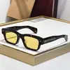JEFF Moda Novo Produto Placa Grossa Armação Quadrada Óculos de Sol Masculino de Alta Qualidade Proteção Solar Personalidade Retrô Tendência Óculos de Sol Feminino