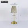 Lámpara de Mesa de Lujo Ligero con Lazo Lámpara de Mesa de Tela Plegada Mesita de Noche Lámpara de Mesa para Dormitorio Girly Ambiente de Casa de Huéspedes Luz de Noche