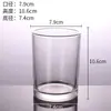 Em estoque Espessado Transparente Vidro Vela Aromaterapia Vidro Castiçal Copo Quarto Ornamentos Domésticos Castiçal Copo de Vidro