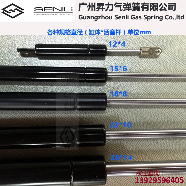 各种规格直径展示