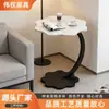 Mesa Lateral Criativa Simples Personalizada para Casa com Armazenamento de Camada Dupla, Mesa de Cabeceira, Mesa Lateral para Sofá de Sala de Estar, Mesa de Centro, Transfronteiriça